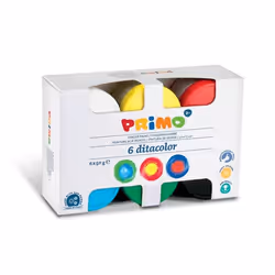 Primo 226TD50S, Noir, Bleu, Rouge, Blanc, Jaune, Non toxique, Lavable, 50 ml
