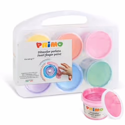 Primo 229TPD100SP, Bleu, Vert, Rose, Rouge, Violet, Jaune, Peinture pour poster, Liquide, 6 pièce(s)
