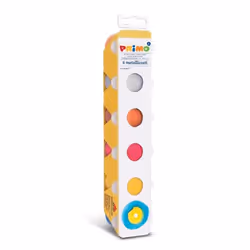 Primo 231TM6E, Bleu, Cuivre, Or, Rouge, Argent, Jaune, Peinture pour poster, Liquide, 150 ml, 6 pièce(s)