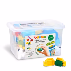 Primo 290CITYGF, Pâte à modeler, Multicolore, Enfant, 6 pièce(s), 100 g, 14 pièce(s)