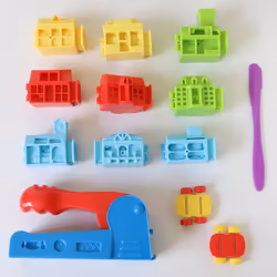 Primo 290CITYGF composant pour poterie et modelage Pâte à modeler 100 g Multicolore 14 pièce(s)