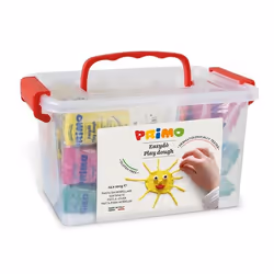 Primo 298ED24GF, Pâte à modeler, Multicolore, Enfant, 24 pièce(s), Panier en plastique, 3 an(s)