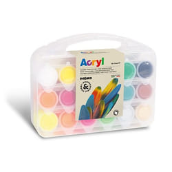 Primo 416TB18ASP peinture acrylique 25 ml Multicolore Pot