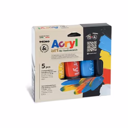 Primo 421TATM5, Multi, Peinture acrylique, Gel, 75 ml, 5 pièce(s)