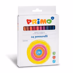 Primo 602PEN24, Fin, 24 couleurs, Multicolore, 2,5 mm, 3 an(s), 130 mm