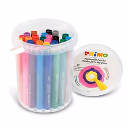 Primo 622BPJ36N, Multicolore, 12 couleurs, Multicolore, Pointe ogive, Multicolore, Rond