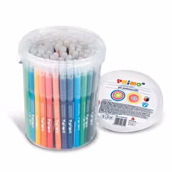 Primo 614PEN96B, Fin, 12 couleurs, Pointe ogive, Multicolore, Rond, 2,5 mm