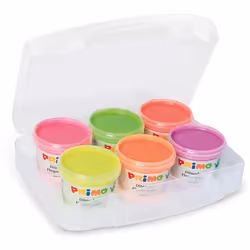Primo 2214TD6FLUO peinture lavable Vert, Lilas, Orange, Rose, Rouge, Jaune