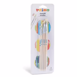 Primo 1241BPQ, Set de pinceaux, Pinceau plat, 5 pièce(s)