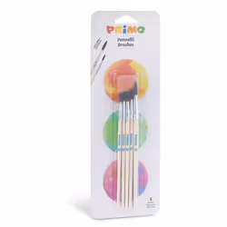 Primo 1240BPT, Set de pinceaux, Brosse ronde, Crin de poney, 5 pièce(s)