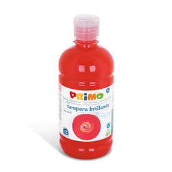 Primo 202BR500300 peintures en détrempe 500 ml Bouteille Rouge