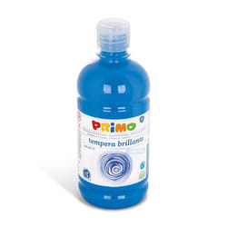 Primo 202BR500501 peintures en détrempe 500 ml Bouteille Cyan