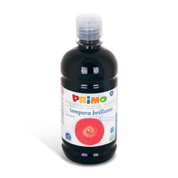 Primo 202BR500800 peintures en détrempe 500 ml Bouteille Noir
