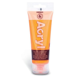 Primo 420TAF75250 peinture acrylique 75 ml Orange Tube