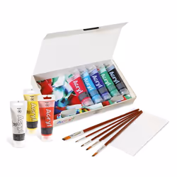 Primo 4201BOX3 peinture acrylique 75 ml Multi Tube