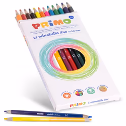 Primo 5220DUO12 crayon de couleur Multicolore 12 pièce(s)