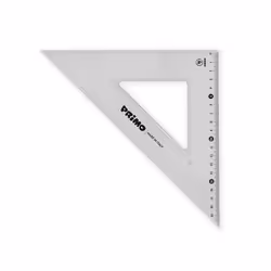 Primo 8255SQ45, Équerre rapide, Gris, Polystyrène, cm, mm, 30 cm