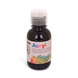 Primo 402TA125800 peinture acrylique 125 ml Noir Bouteille