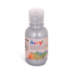 Primo 402TA125910 peinture acrylique 125 ml Argent Bouteille