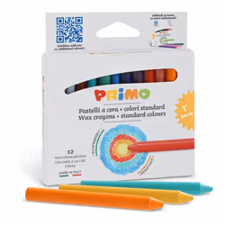 Primo 0501PC12E, 12 pièce(s), Multicolore, Cire, 3 an(s), Boîte avec crochet