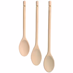 Ensemble de 3 pièces de cuillère en bois de hêtre