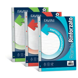 Favini Ricambio Rinforzato bloc-notes A4 40 feuilles Multicolore