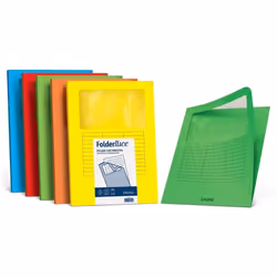 Favini Folder con finestra, A4, Papier, Jaune, 220 mm, 310 mm, 100 pièce(s)
