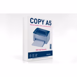 Favini COPY A5, Universel, A5 (148x210 mm), 500 feuilles, 80 g/m², Blanc