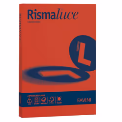 Favini Rismaluce, Universel, A4 (210x297 mm), 50 feuilles, 200 g/m², Rouge, Forest Stewardship Council (FSC)