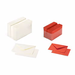 Favini A57C174, Rouge, 90 g/m², Forest Stewardship Council (FSC), 90 mm, 140 mm, 100 pièce(s)