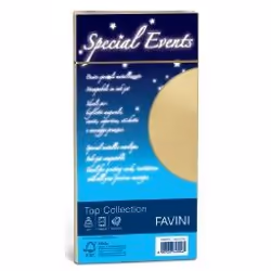Favini Special Events Top Collection, DL (110 x 220 mm), Crème, 120 g/m², 220 mm, 10 pièce(s)