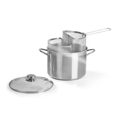 Barazzoni 421049524 Casserole à pâtes 9,5 L 24 cm Acier inoxydable