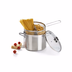 Barazzoni 421049524 Casserole à pâtes 9,5 L 24 cm Acier inoxydable