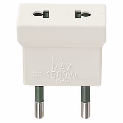 Vimar 01352.B, 230 V, 10 A, Blanc, 2P, CE, Certificato INGCER, EAC, Avvertenza per adattatori, Direttiva RAEE, 1 pièce(s)