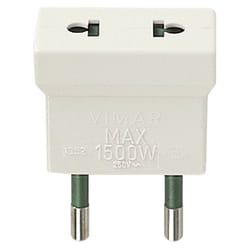 Vimar 01352.B adaptateur prise d'alimentation Blanc
