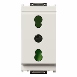 Vimar 16203.B, 1 module(s), Blanc, IP20, CE, IMQ, EAC, Direttiva RAEE, 250 V, 16 A