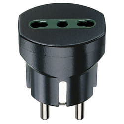 Vimar 301 adaptateur prise d'alimentation Noir