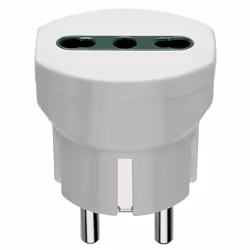 Vimar 00301.B, 230 V, 16 A, Blanc, CE, IMQ, EAC, Avvertenza per adattatori, Direttiva RAEE, 1 pièce(s)