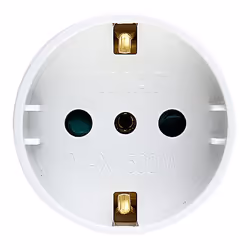 Vimar 00302.B adaptateur prise d'alimentation Blanc