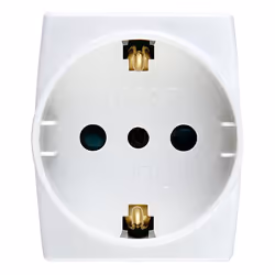 Vimar 00323.B adaptateur prise d'alimentation Blanc