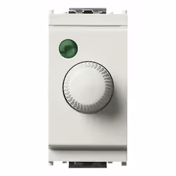 Vimar 16563.B, Rotatif, Blanc, IP40, CE, IMQ, EAC, UKCA, Esperto elettrotecnico, Direttiva RAEE, 230 V, 58,2 mm