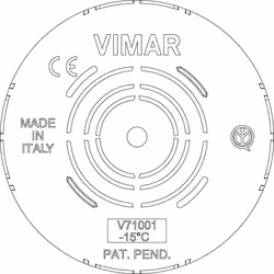Vimar V71001 boitier de prise de courant Bleu