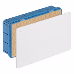 Boîte de dérivation encastrée Vimar, avec les caractéristiques suivantes : Matière plastique Couleur bleu Forme rectangulaire ...
