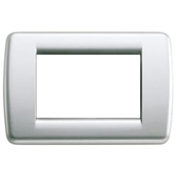 Vimar 16753.21 Plaque de commutation et obturateur Argent