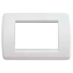 Vimar 16763.04 Plaque de commutation et obturateur Blanc