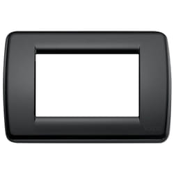 Vimar 16763.16 Plaque de commutation et obturateur Noir