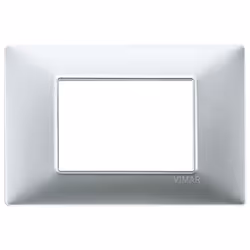 Vimar 14653.20, Argent, Plastique, IP00, CE, IMQ, QCERT, UKCA, 120 mm, 80 mm