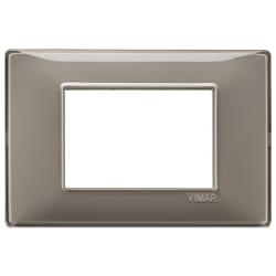 Vimar 14653.40 Plaque de commutation et obturateur Gris
