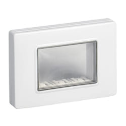 Vimar - Plaque étanche IP55 3 modules blanc 14943.01