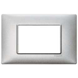 Vimar 14653.71 Plaque de commutation et obturateur Argent